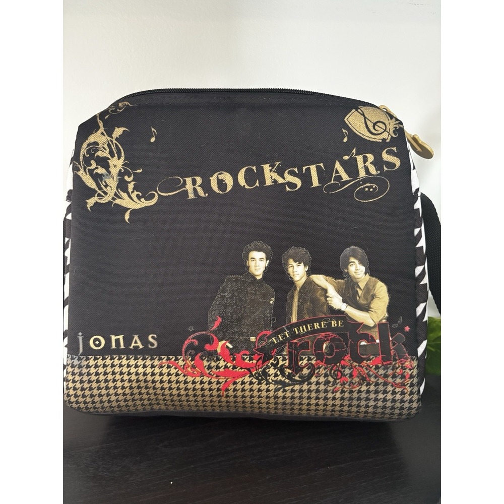 Vintage Jonas Brothers Rockstar Insulated Lunch‎ Bag